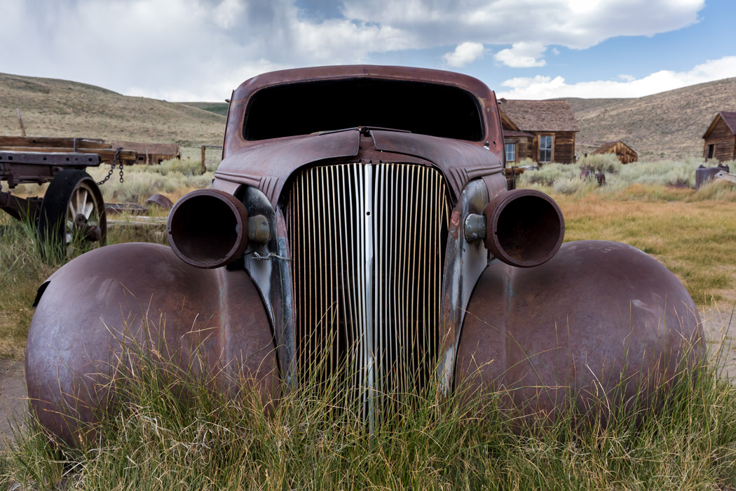 1937 Chevy car in Bodie ghost town